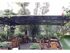 鋁合金車棚如何合理排水